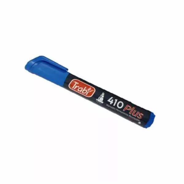 MARCADOR PERM TRABI 410 AZUL PC REC