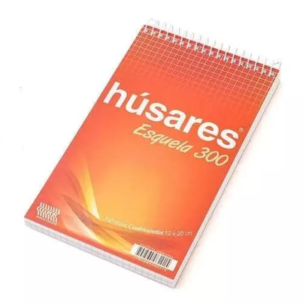 ESQUELA 300 ESPIRAL HUSARES CUAD. X 150H