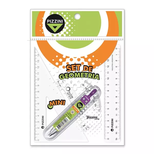 SET GEOMETRIA PIZZINI 4 PIEZAS (4013)