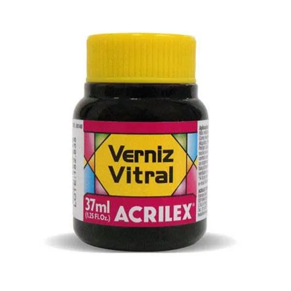BARNIZ VITRAL ACRILEX 37ML ROSA
