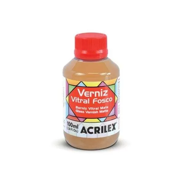 BARNIZ VITRAL ACRILEX MATE 100ML INC.