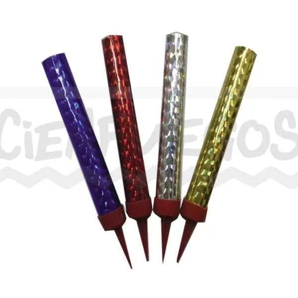 BENGALA HOLOGRAFICA X 4