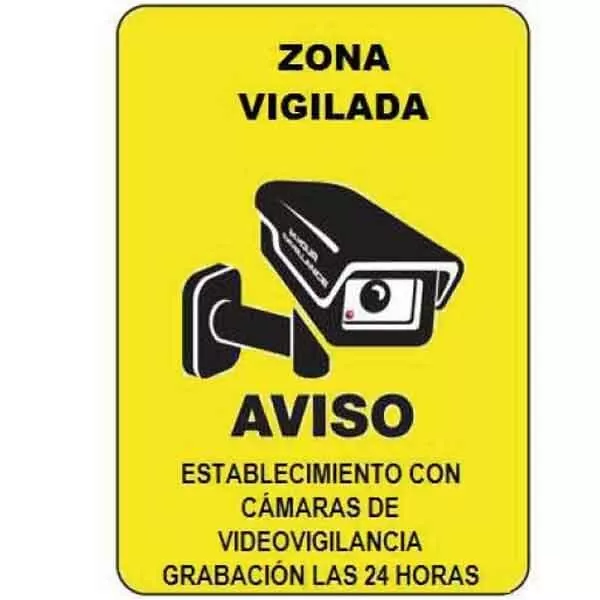 CARTEL PVC PROPIEDAD VIGILADA