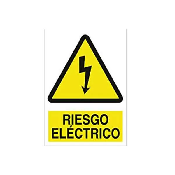 CARTEL PVC RIESGO ELECTRICO
