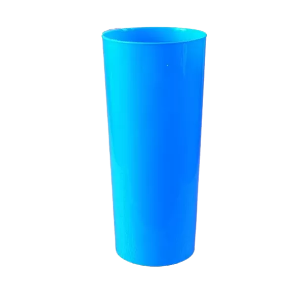 VASO TRAGO LARGO PP CELESTE KOVALPLAST