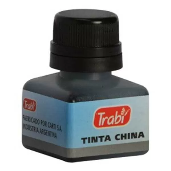 TINTA CHINA TRABI 15CC ROJO