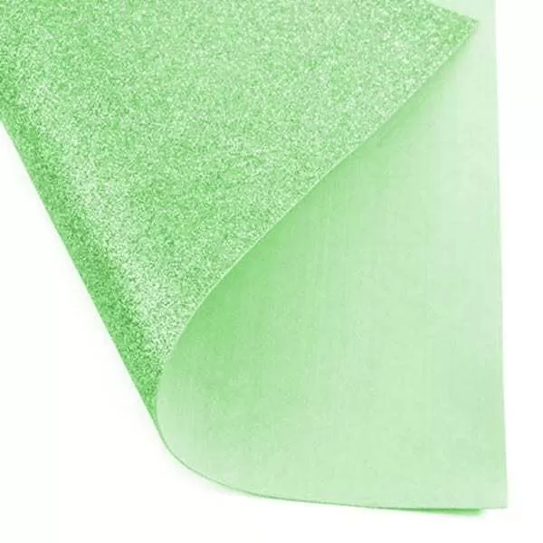 PLANCHA GOMA EVA BRILLO 56X42 VERDE