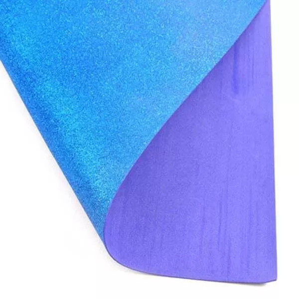 PLANCHA GOMA EVA BRILLO 56X42 AZUL