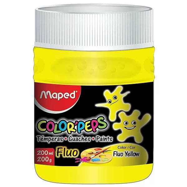 TEMPERA COLORPEPS POTE 250G AM. FLUO