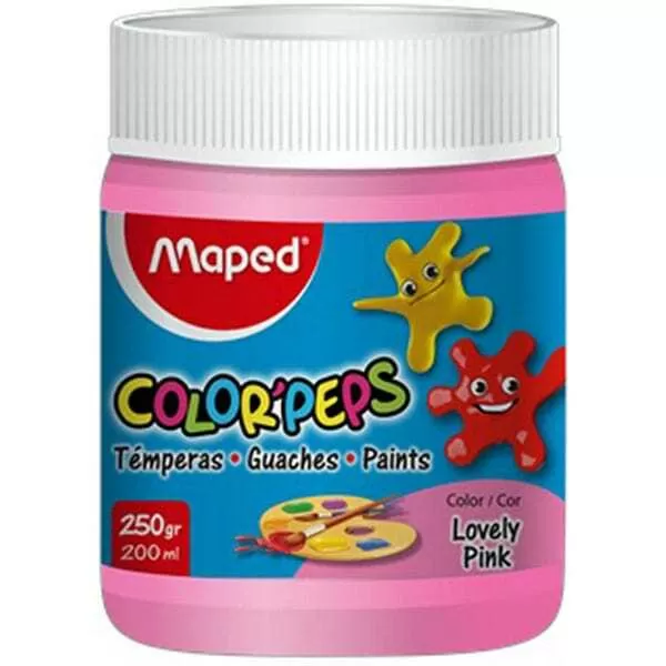 TEMPERA COLORPEPS POTE 250G ROSA AMOR.