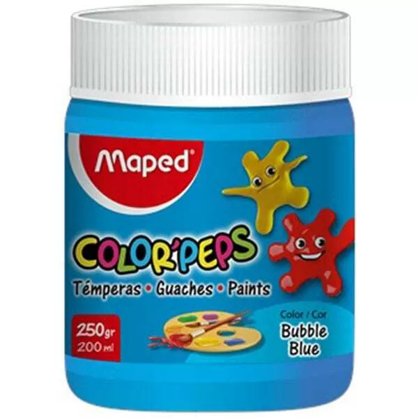 TEMPERA COLORPEPS POTE 250G AZUL BUR.