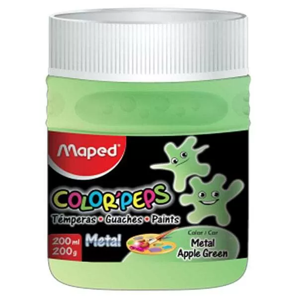 TEMPERA COLORPEPS POTE 250G APPLE GREEN METAL