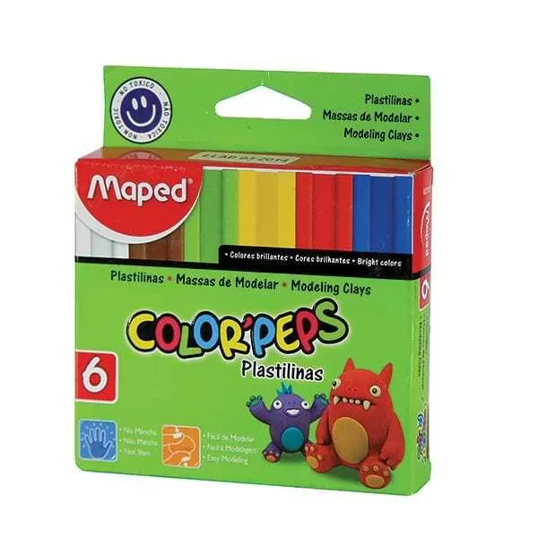 PLASTILINA COLORPEPS 20G X 6U STD.