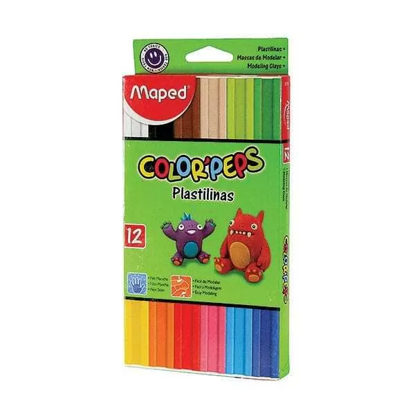 PLASTILINA COLORPEPS 20G X 12U STD.