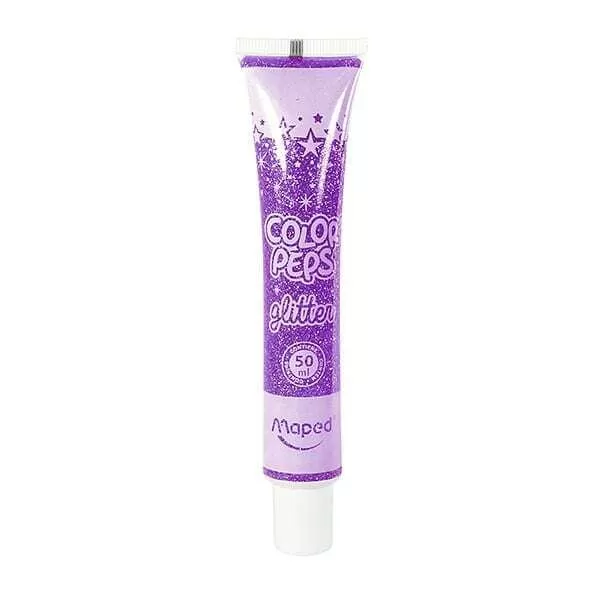POMO GLITTER COLORPEPS 50ML VIOLETA