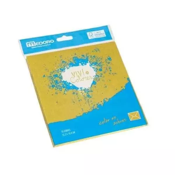 SOBRE MEDORO ORO 153X164 X 10U