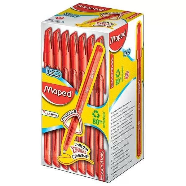 BOLIGRAFO MAPED ICE ROJO