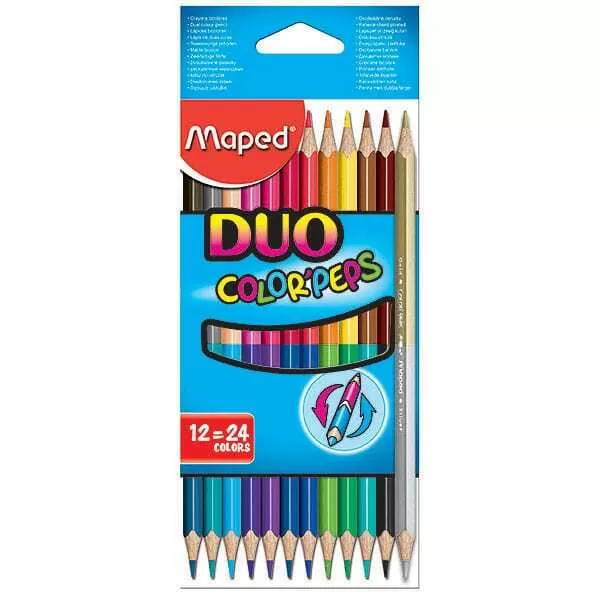 LAPIZ BICOLOR COLORPEPS DUO X 12U