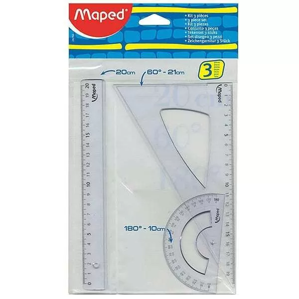 JUEGO DE TRAZADO MAPED 3 PIEZAS