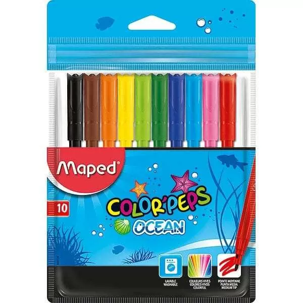 ROTULADORES COLORPEPS OCEAN X 10U