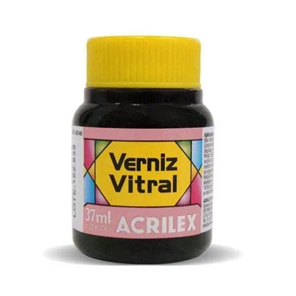 LACA VITRAL AL AGUA EQ 37CC NEGRO 100