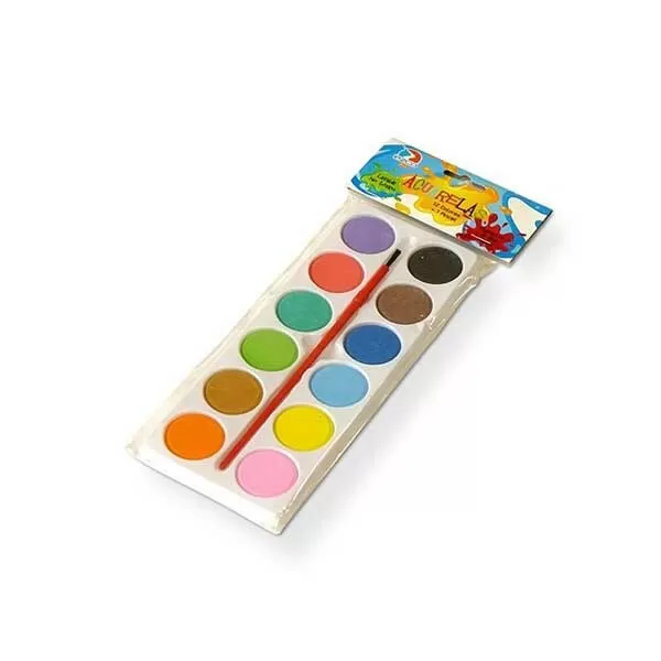ACUARELA EZCO 12 COL + PINCEL