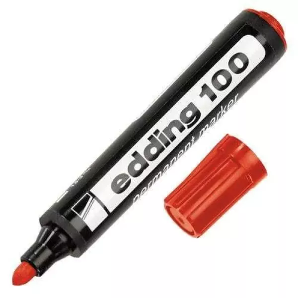 MARCADOR PERMANENTE EDDING 100 ROJO PR