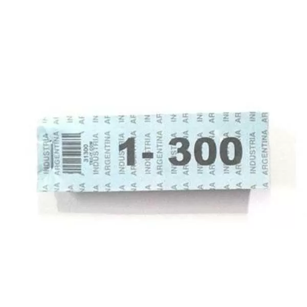 TALONARIO NUM. 0 A 300 X U.