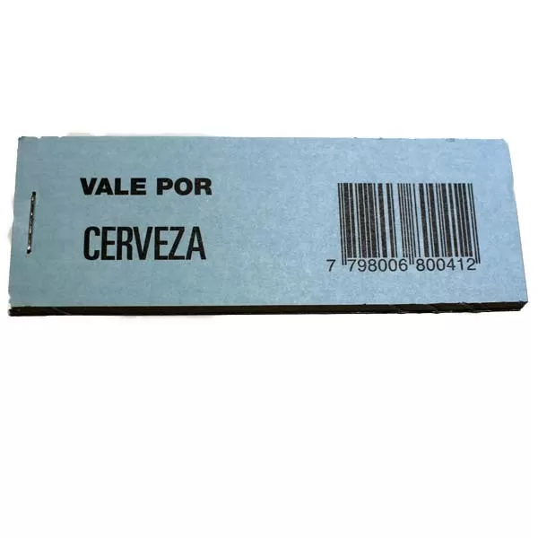 VALE DE CERVEZA X 100U
