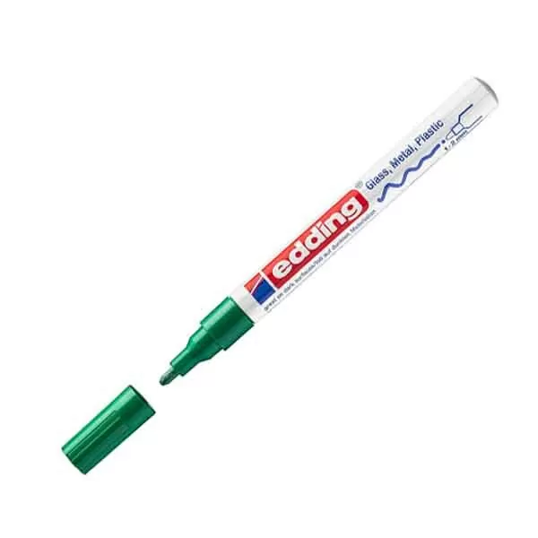 MARCADOR EDDING CREATIVE 751 METALLIC GREEN