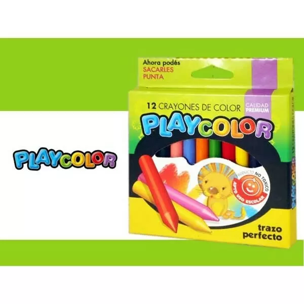 CRAYONES PLAYCOLOR X 12U