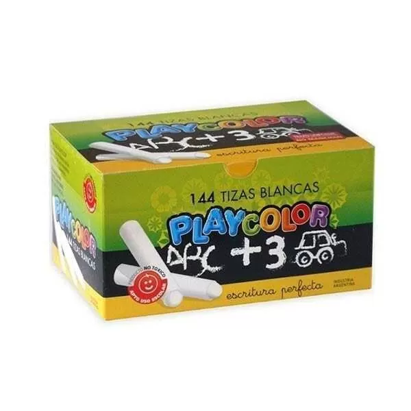 TIZAS BLANCAS PLAYCOLOR X 144U