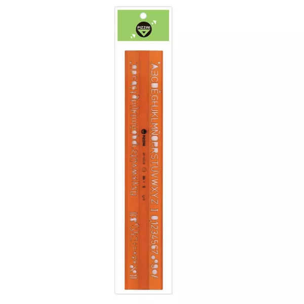 LETROGRAFO PIZZINI 10MM FLEX. NARANJA ( 588010)