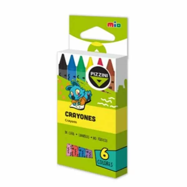 CRAYONES PIZZINI X 6U (ART. 9306)