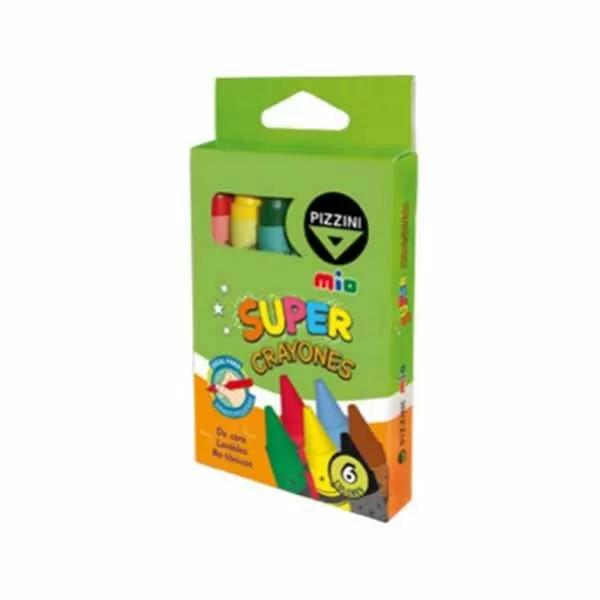 CRAYONES SUPER PIZZINI X 6U (ART. 9206)