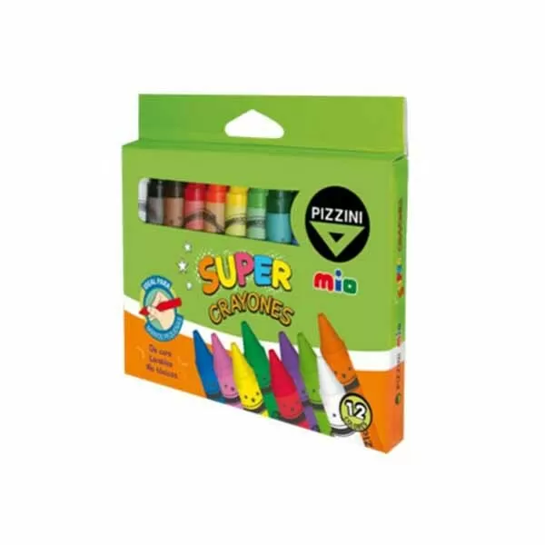 CRAYONES SUPER PIZZINI X 12U (ART. 9212)