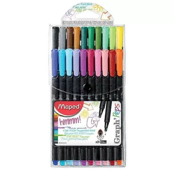 ROTULADOR FINO GRAPH PEPS 0.4MM X 20U