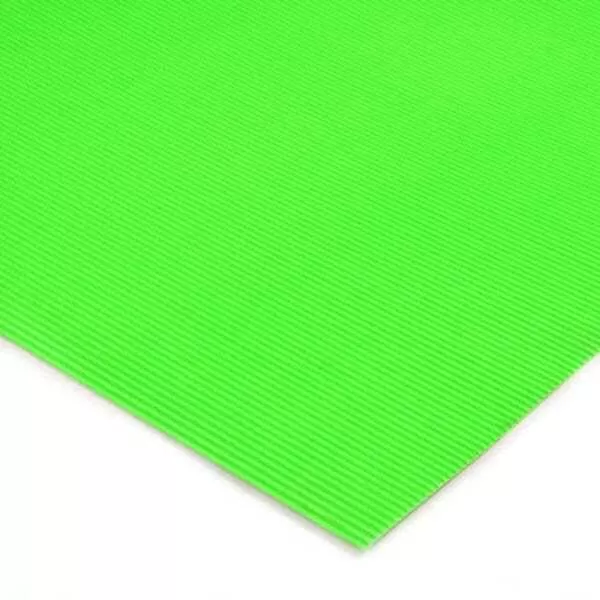 CARTON MICROCORRUGADO 50X70 VERDE MANZ.