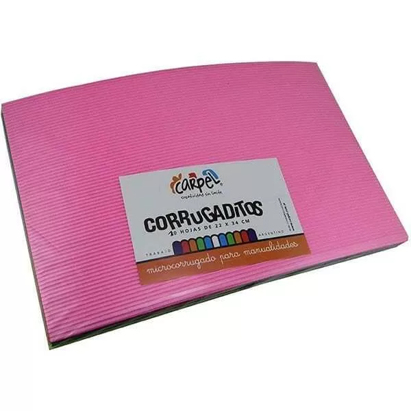 CORRUGADITO 22X34 COLORES SURT. X 10U