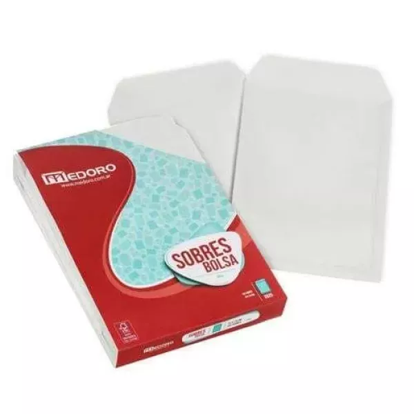 SOBRE BOLSA OBRA MEDORO (2677) 24X30CM X 100U
