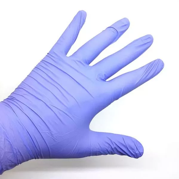 GUANTES NITRILO LAVANDA MEDIUM X 100U