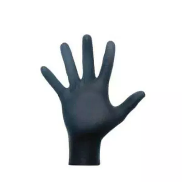 GUANTES NITRILO NEGRO REF. MEDIUM X 100U