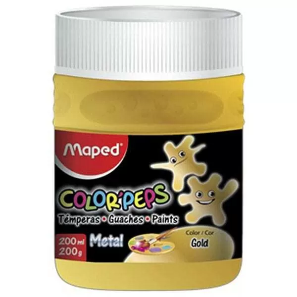 TEMPERA COLORPEPS POTE 250G GOLD METAL
