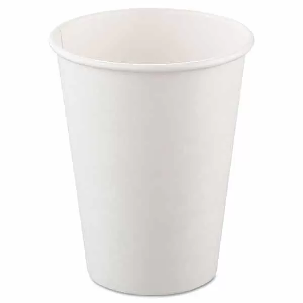 VASO POLIPAPEL BCO. BEB. CALIENTE 12OZ X 100U (360CC)