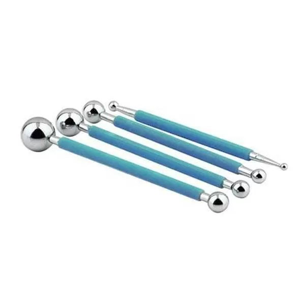 SET BOLILLOS METAL DOBLE X 4U (21657-17)