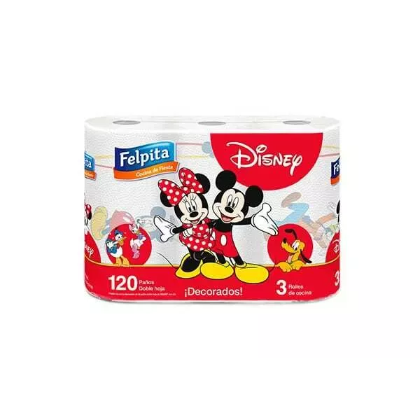 ROLLO COCINA FELPITA DISNEY 10 X 3U