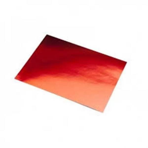 CARTULINA METAL LUMA 61X44.7CM ROJO