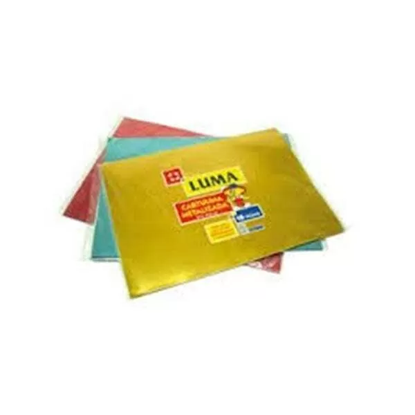 CARTULINA METAL LUMA 61X44.7CM LIMON
