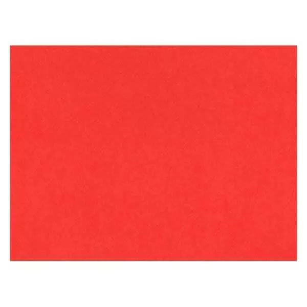 CARTULINA CORTADA ESCOLAR LUMA - ROJO