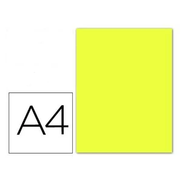 CARTULINA CORTADA A4 LUMA - AMARILLA